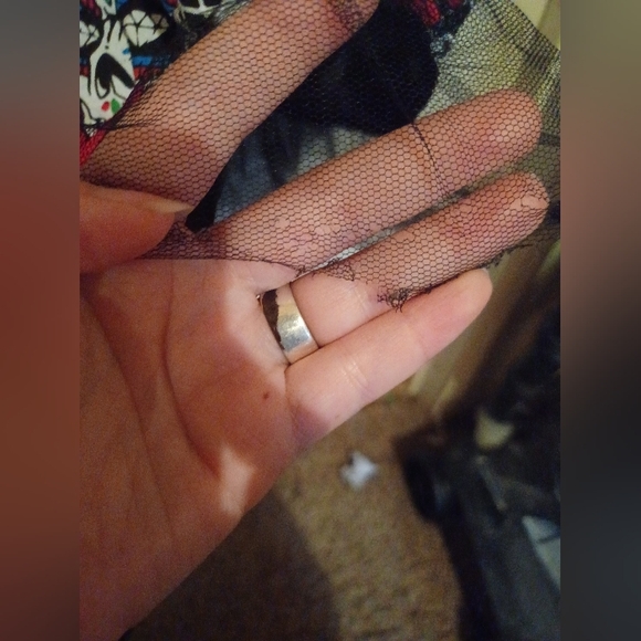 *SOLD* Lip Service Spiderwebs And Sugar Skulls Dress - Picture 9 of 9